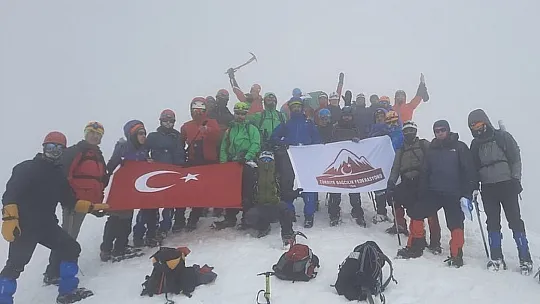 35 dağcı katıldı...