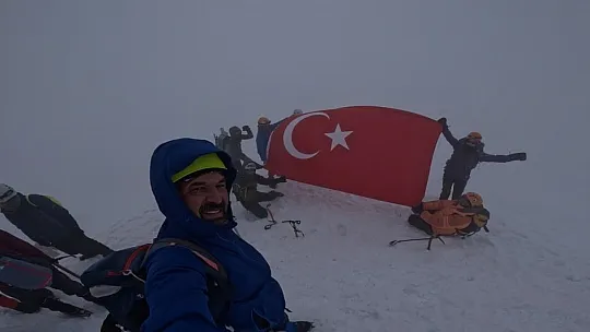 35 dağcı katıldı...