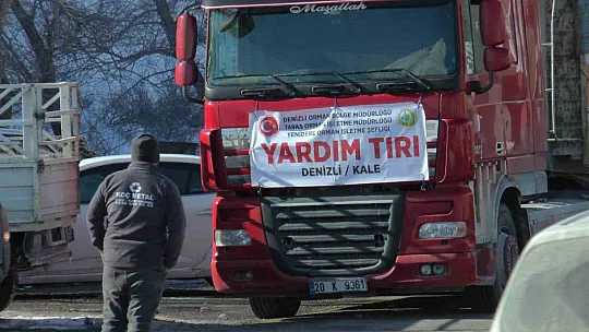 Deprem bölgesine dört yandan yardım konvoyu gidiyor
