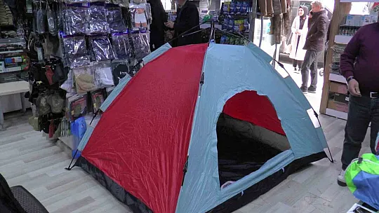Deprem sonrası çadıra talep patlaması