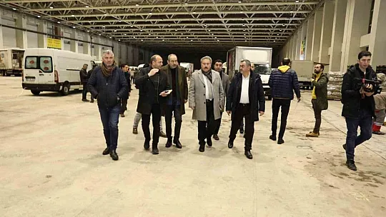 OSB Fuar Alanında deprem yardım koordinasyon merkezi kuruldu