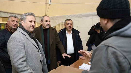 OSB Fuar Alanında deprem yardım koordinasyon merkezi kuruldu
