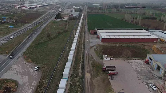 Kayseri'den böyle geçti...