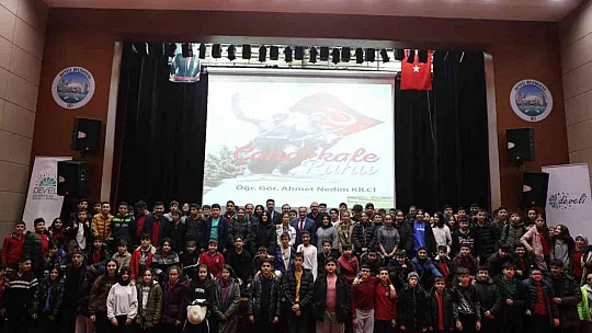 Develi'de 'Çanakkale Ruhu' konferansı verildi