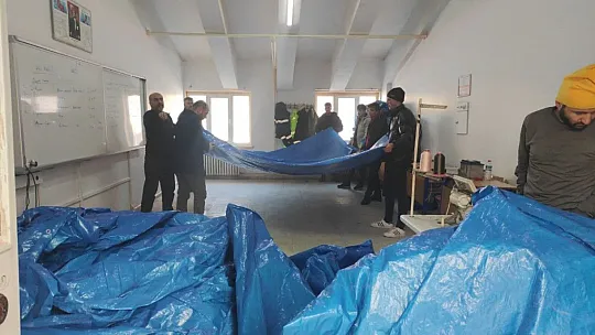 Develi'de deprem bölgesi için çadır üretimine başladılar