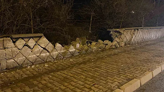 Duvara çarparak durabildi