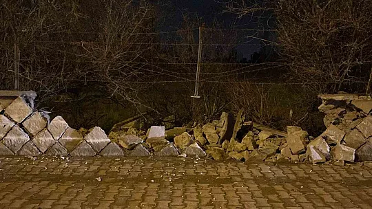 Duvara çarparak durabildi