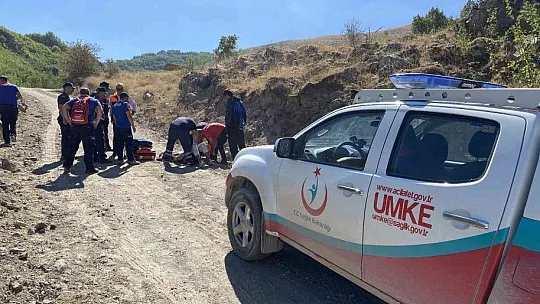 Genci, ekipler kurtardı