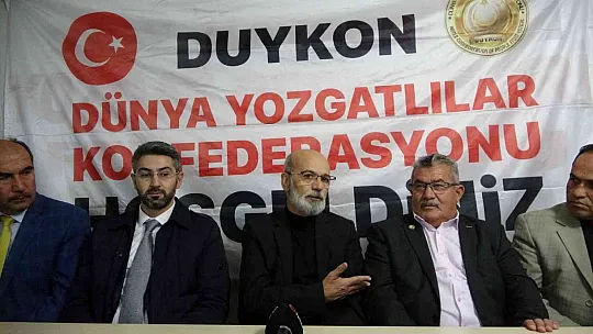 Özcan: Dünyada yaşayan Yozgatlıların şemsiyesi olacağız