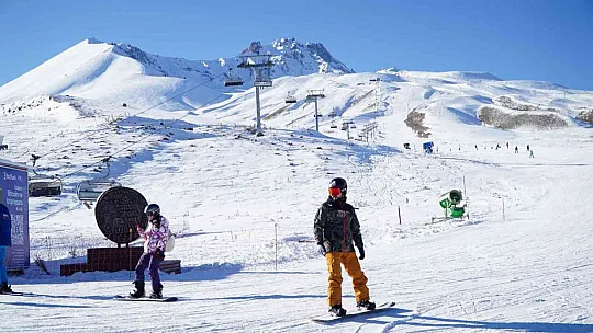 Erciyes 200 bini aşkın turisti ağırladı