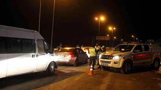 Erciyes Kayak Merkezi'nde yılbaşı denetimi yapıldı