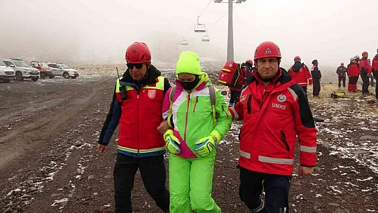 Erciyes'te Teleferikte mahsur kalanlar kurtarıldı! Nefes kesen anlar...