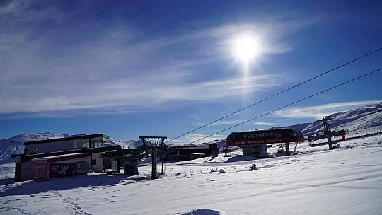 Erciyes'te kar manzaraları...