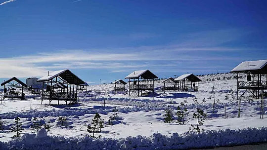 Erciyes'te kar manzaraları...