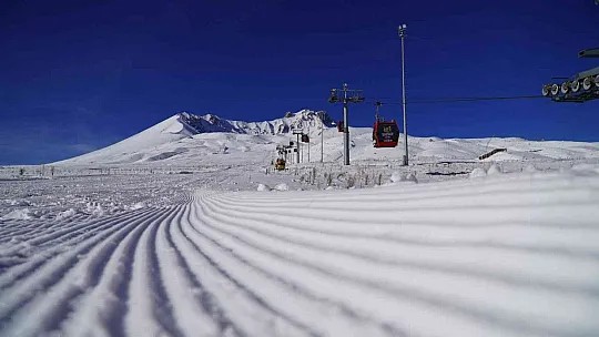 Erciyes'te kar manzaraları...