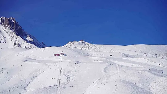 Erciyes'te kar manzaraları...