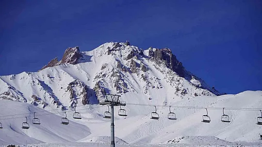 Erciyes'te kar manzaraları...
