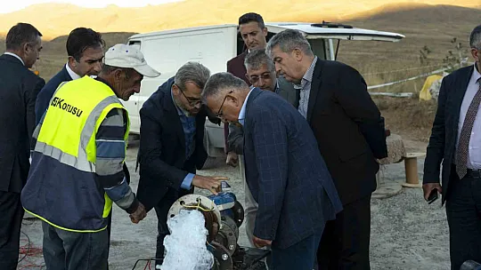 Vanalar açıldı sıcak su akmaya başladı