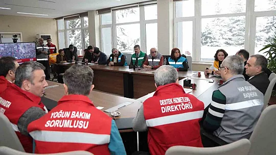 ERÜ'de 'Afet Ekibi Toplantısı' gerçekleştirildi