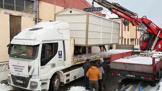 Deprem bölgesine konteyner mutfak