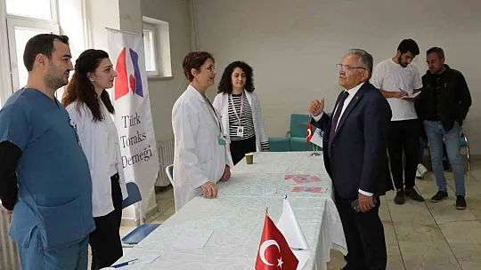 ERÜ'de ücretsiz test yapıldı...