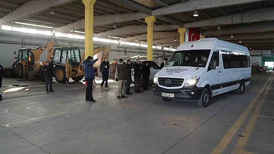 ERÜ'lü mühendisler hasar tespiti için bölgeye gitti