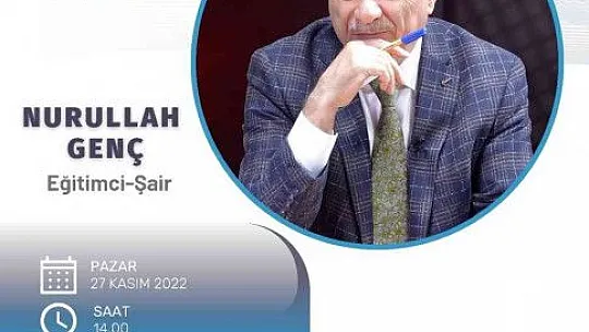 ErVa'nın Kasım Ayı Konuğu Nurullah Genç