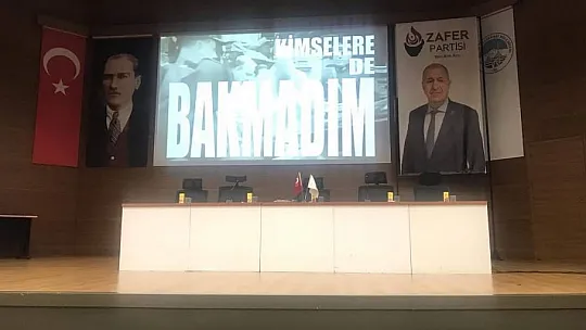 Zafer Partisi'nden, Belediyenin Erdoğan posteri şartına kıvrak çözüm!