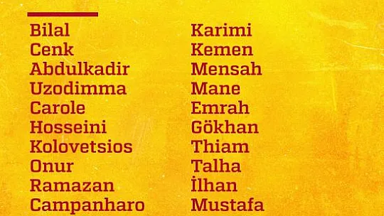 Kayserispor, Konyaspor maçının kamp kadrosu belli oldu