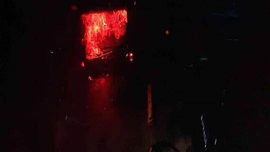 Gaz kaçağı olan otomobil akaryakıt istasyonunda böyle patladı