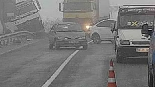 Çok sayıda trafik kazası meydana geldi