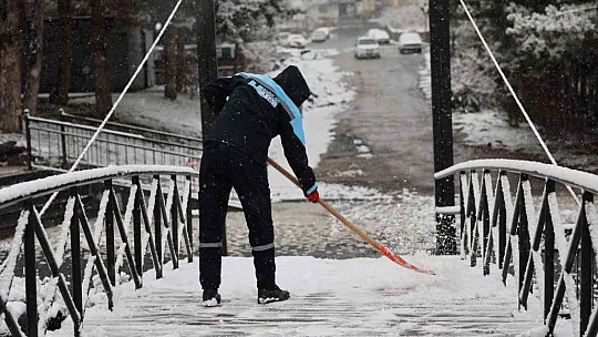 O ilçe beyaza büründü!