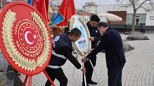 Hacılar'da 18 Mart Çanakkale Zaferi kutlandı