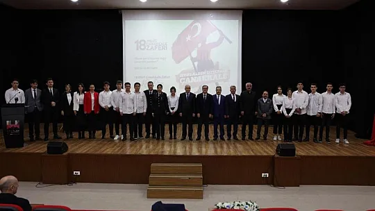 Hacılar'da 18 Mart Çanakkale Zaferi kutlandı