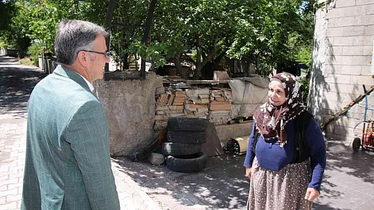 Hacılar'da yollar yenileniyor