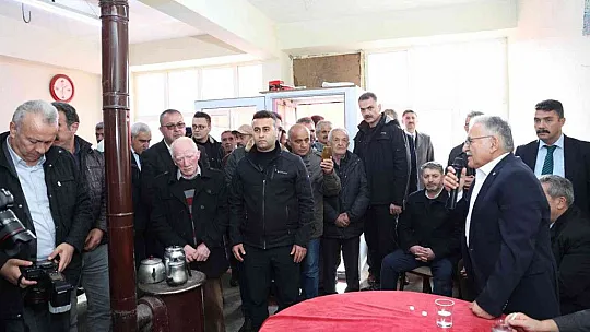 Develi'de halı saha sözü verdi...