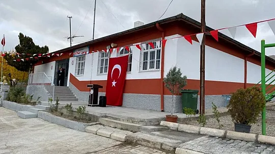 Hamurcu İlkokulu yeni yüzüyle eğitime açıldı