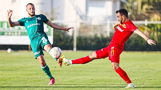 Kayserispor kazandı...