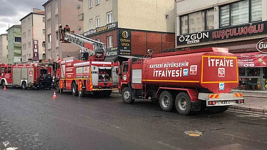 Kocasinan'da yangın...