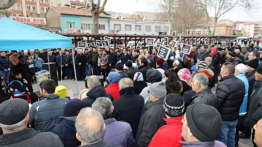 İsveç'te Kuranı Kerimin Yakılması Yahyalı'da Protesto Edildi