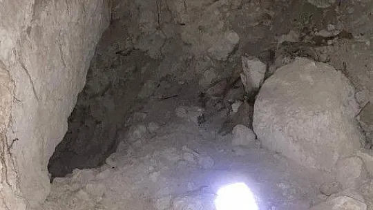 Kazı yaparken yakalandı...