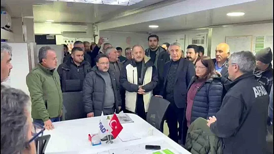 Kahramanmaraş Kriz Masasına Moral Ziyareti