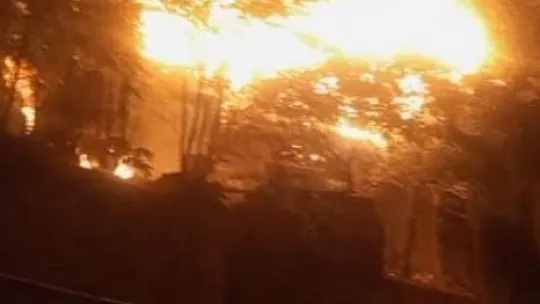 Kahramanmaraş'ta ahşap evde yangın