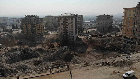 Kahramanmaraş depremin 18. gününde havadan böyle görüntülendi