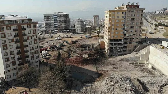 Kahramanmaraş depremin 18. gününde havadan böyle görüntülendi