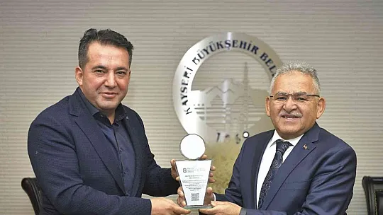 KalDer'den Büyükkılıç'a teşekkür plaketi