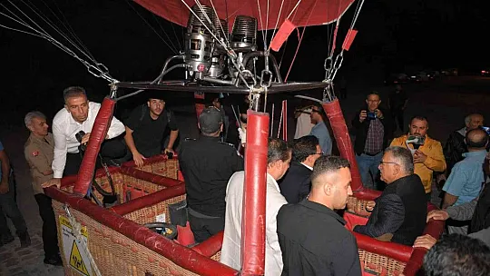 Kapadokya'nın giriş kapısı Soğanlı'da balon uçuşları başladı