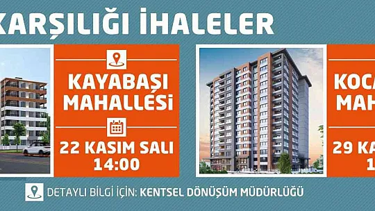 Kayabaşı İçin Kentsel Dönüşüm Müjdesi Verdi