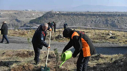 Kayseri, 11.11'de 5 bin fidan ile geleceğe nefes oldu!