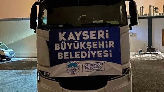 Deprem bölgesine Kayseri'de yardımlar sürüyor...